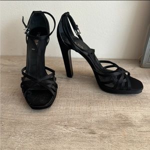 Prada strappy platform heels with box - size 7.5